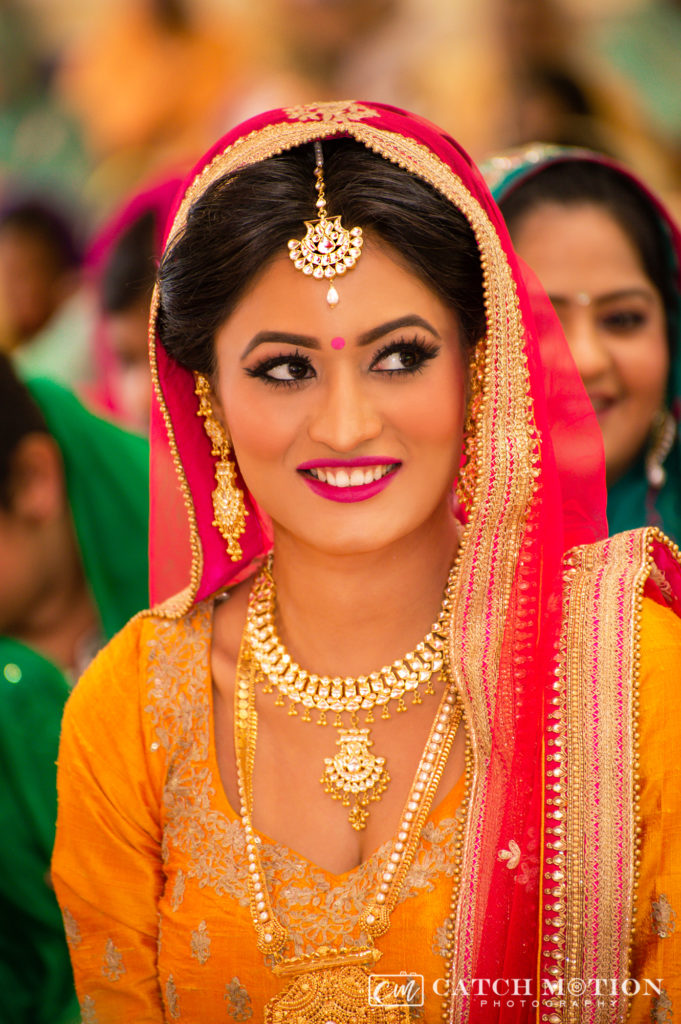 Punjabi bride on wedding day