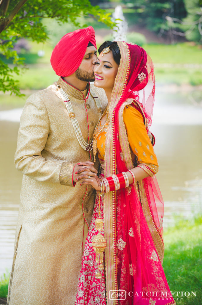 sikh wedding couple portraits